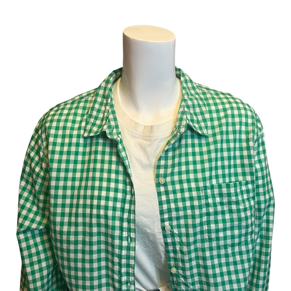 Bundle of Two Men’s/Unisex Old Navy Gingham Button Down Long Sleeve Shirts - Picture 3 of 16